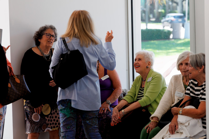 Photo of volunteers at the Lowe Art Museum